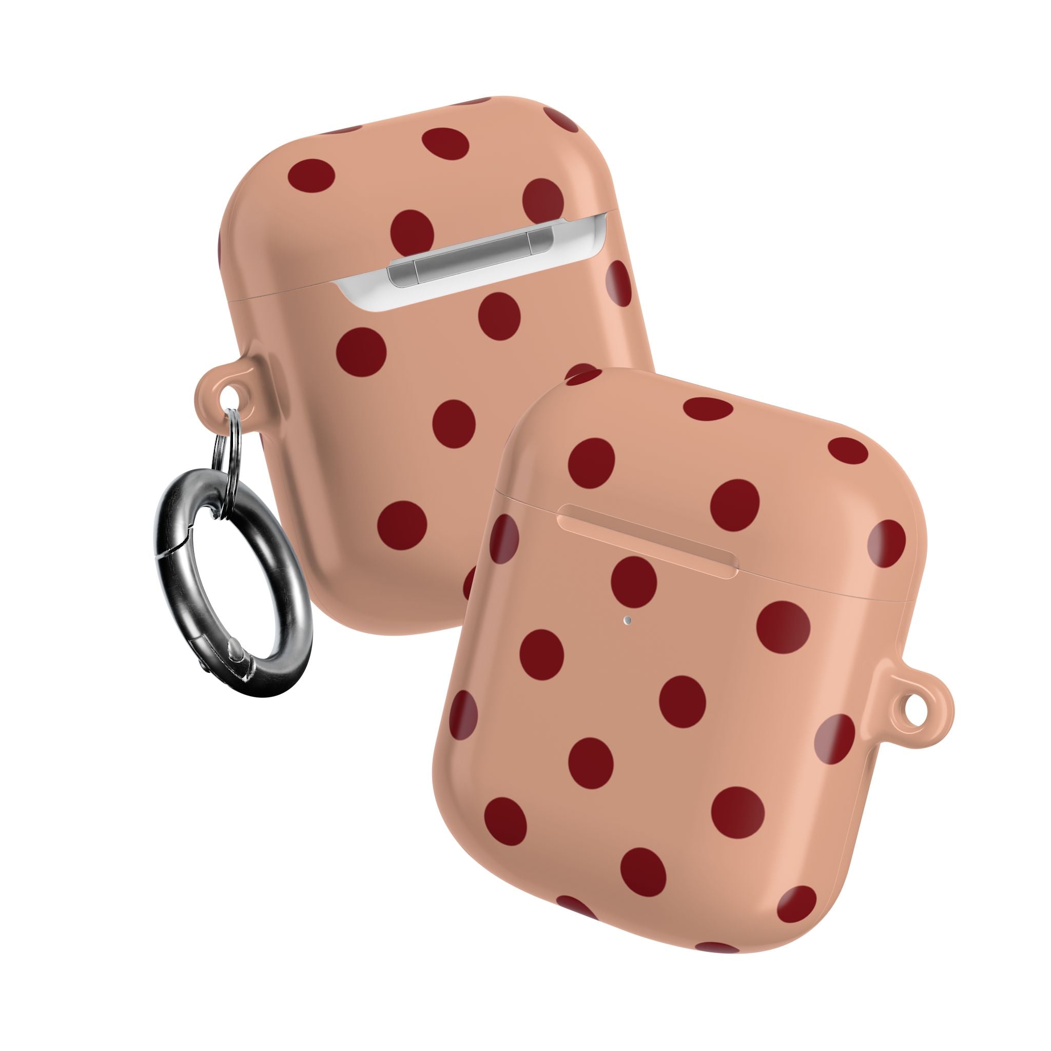 Polka Dots Blush Clay AirPods Case Gen 1-4 and Pro Gen 1-2