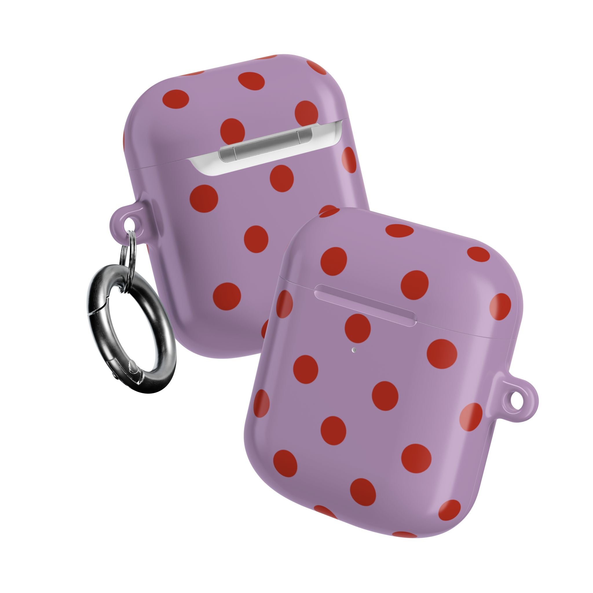 Polka Dots Lilac Rebellion AirPods Case Gen 1-4 and Pro Gen 1-2