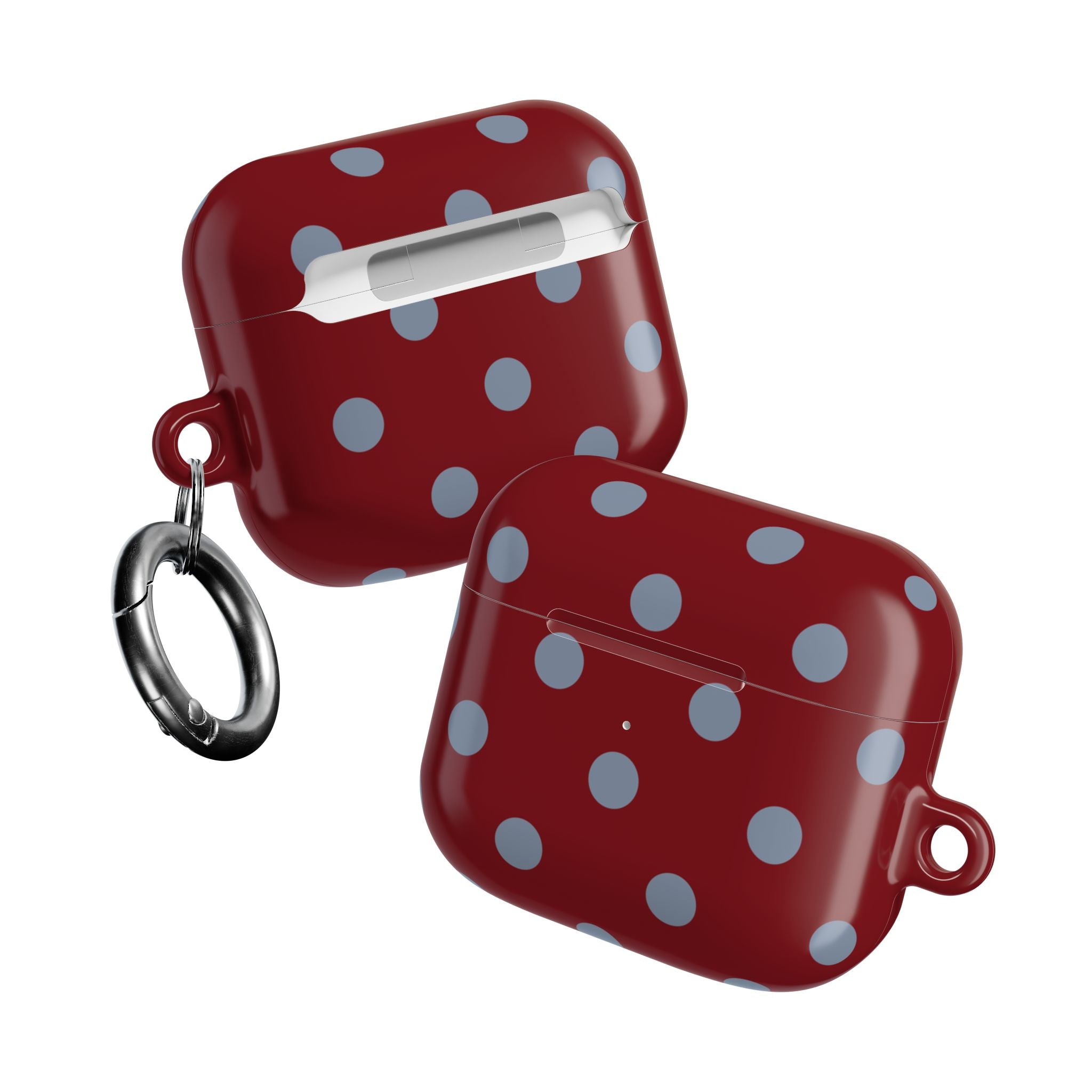Polka Dots Burgundy Reserve AirPods Case Gen 1-4 and Pro Gen 1-2