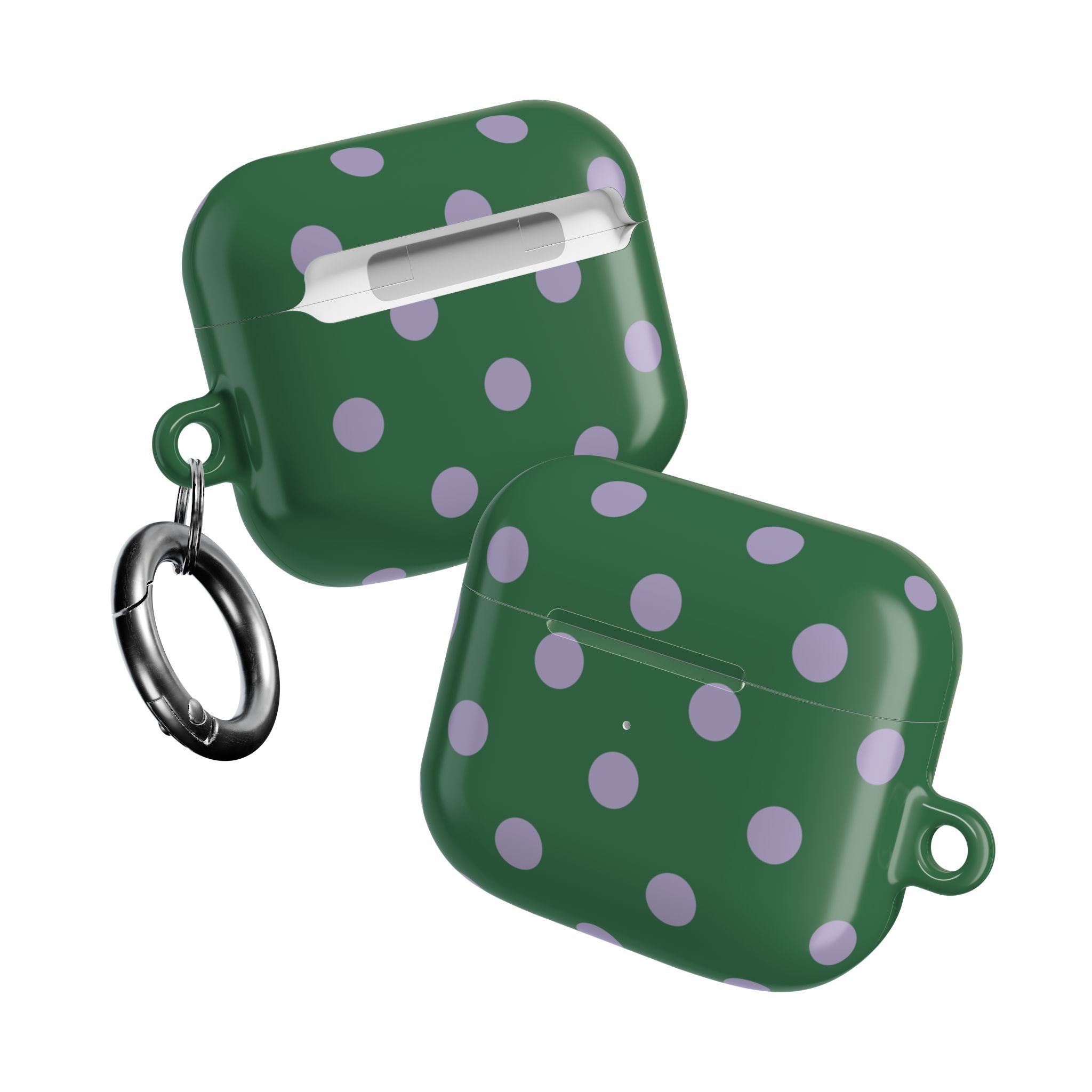 Polka Dots Eucalyptus Pop AirPods Case Gen 1-4 and Pro Gen 1-2