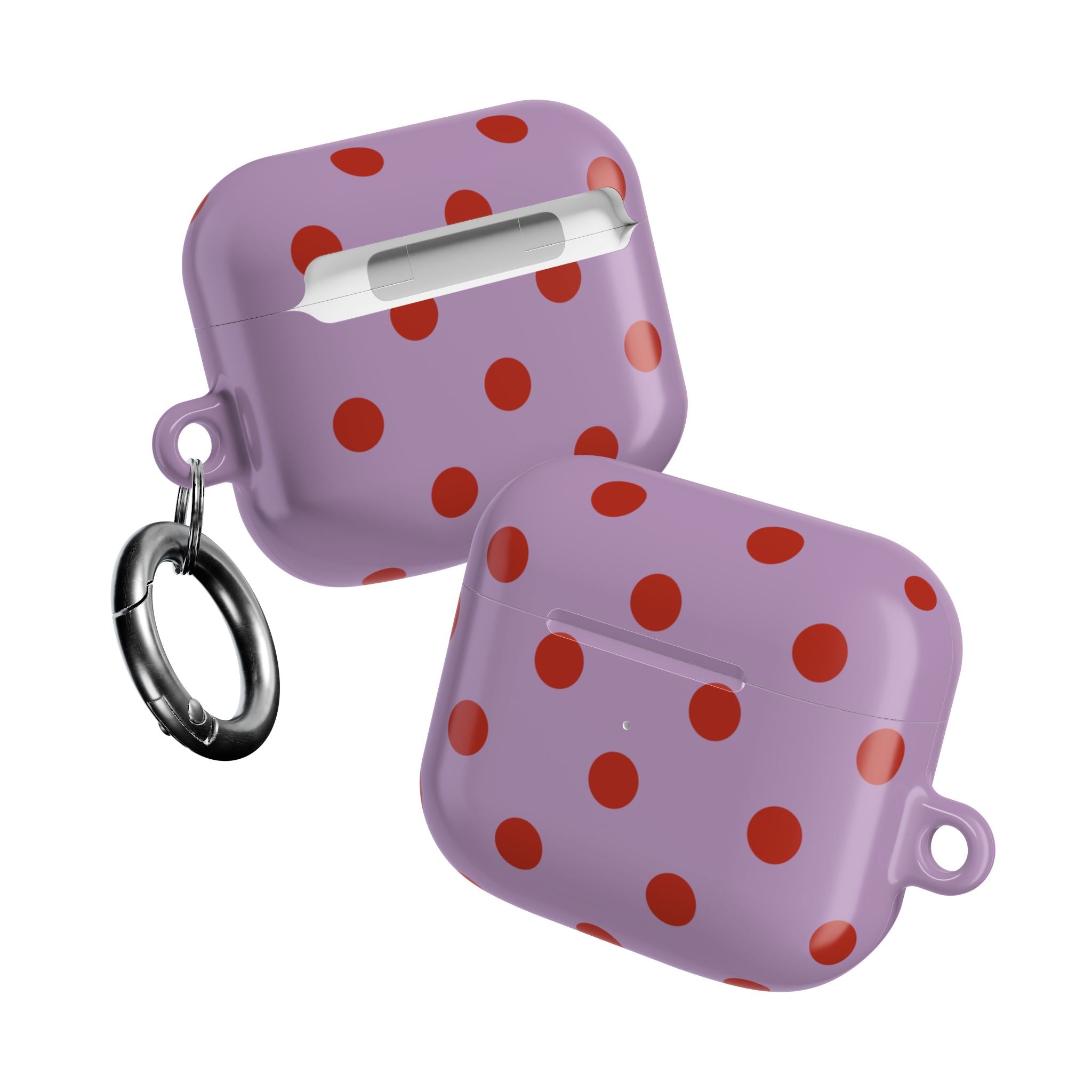 Polka Dots Lilac Rebellion AirPods Case Gen 1-4 and Pro Gen 1-2