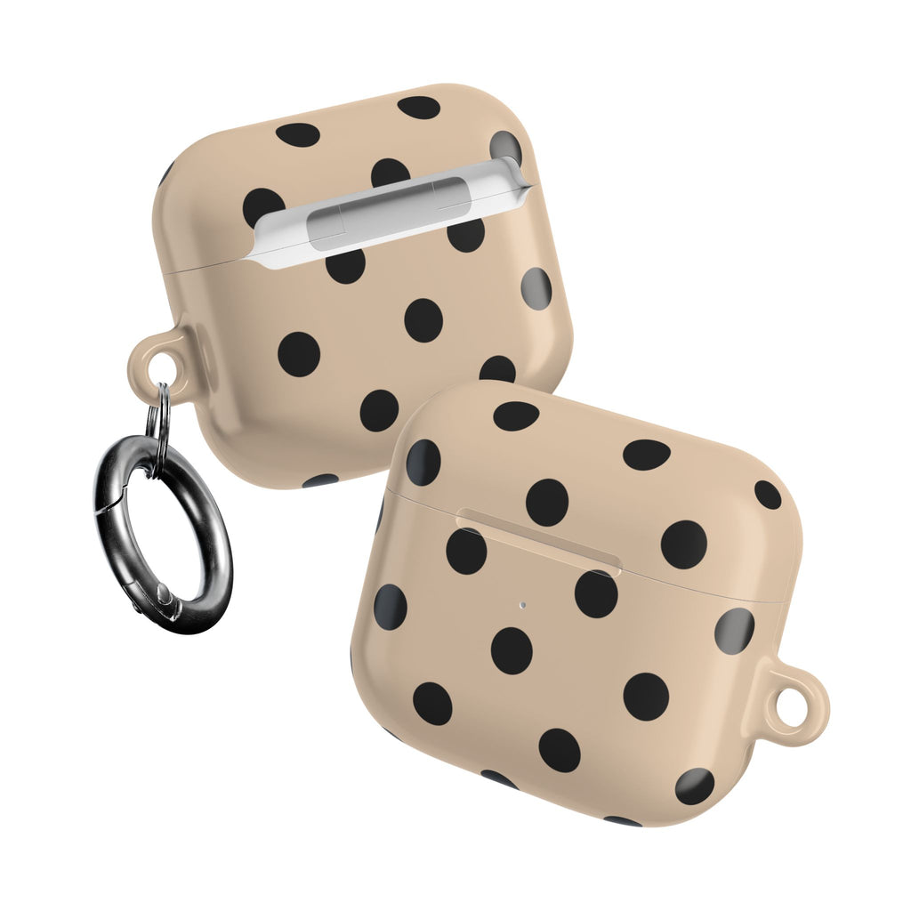 Polka Dots Nude Sandstone AirPods Case Gen 1-4 and Pro Gen 1-2