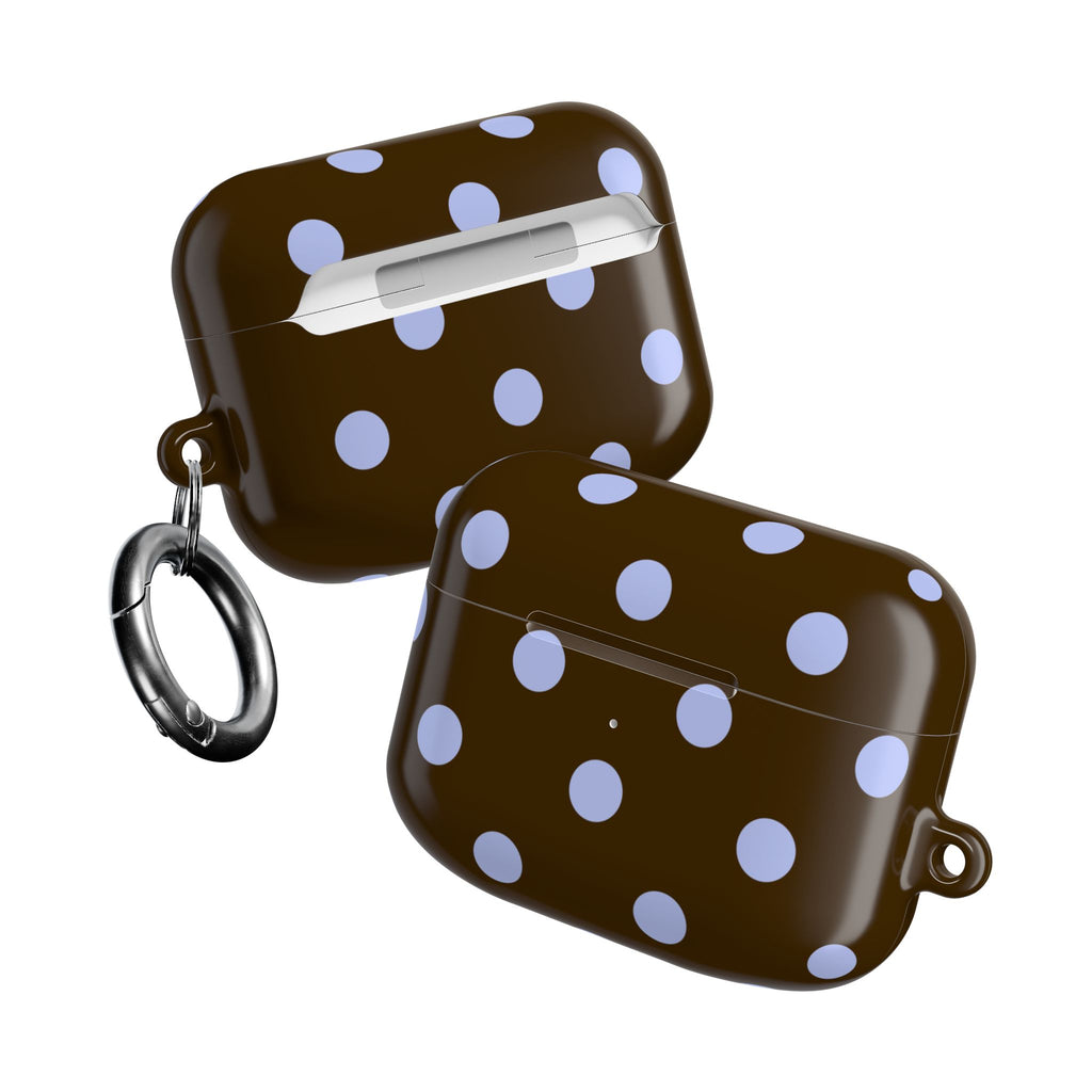 Polka Dots Cocoa Noir AirPods Case Gen 1-4 and Pro Gen 1-2