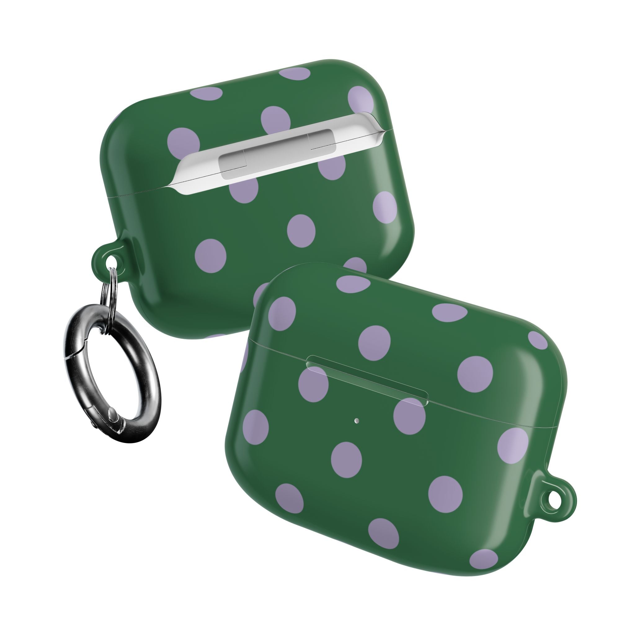 Polka Dots Eucalyptus Pop AirPods Case Gen 1-4 and Pro Gen 1-2