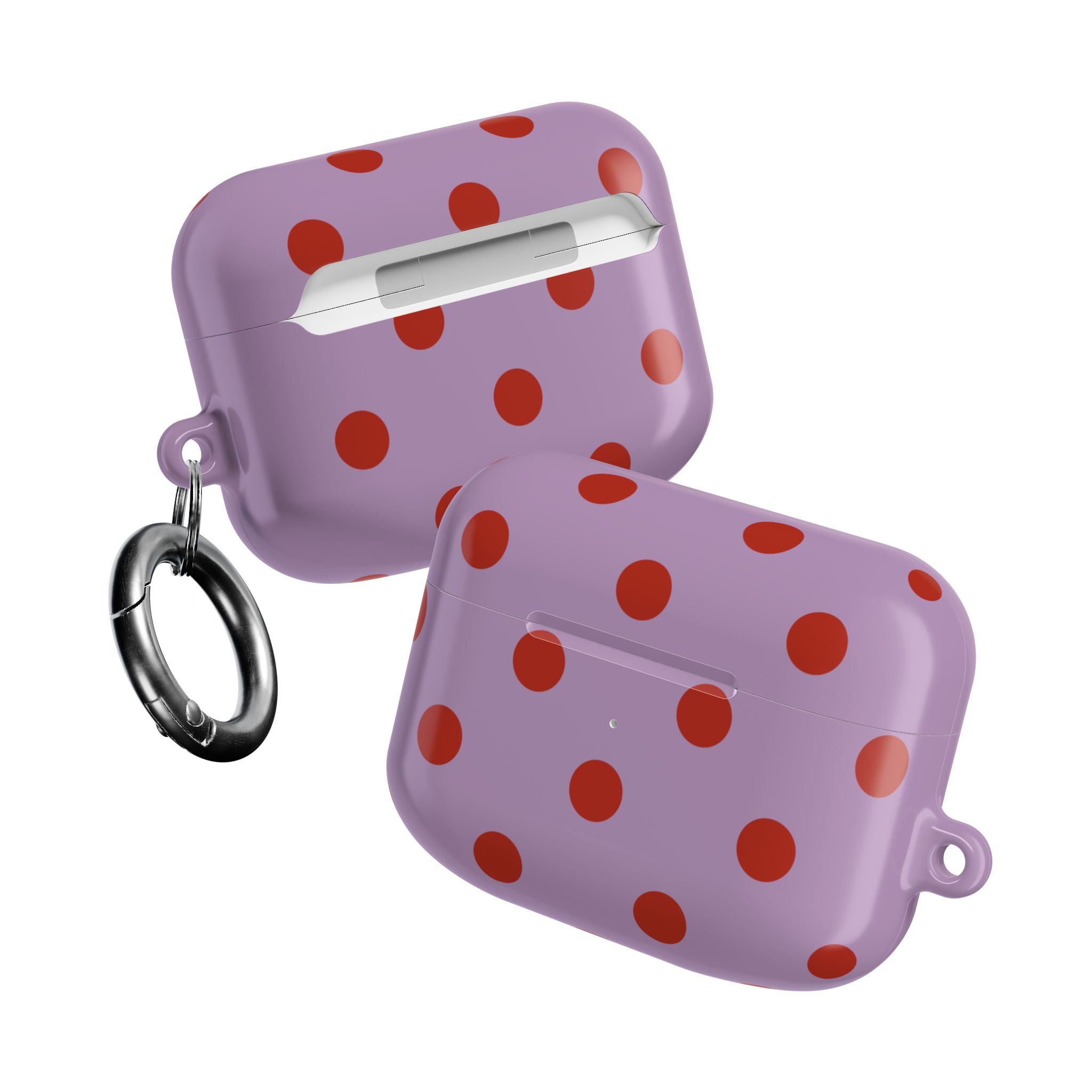 Polka Dots Lilac Rebellion AirPods Case Gen 1-4 and Pro Gen 1-2