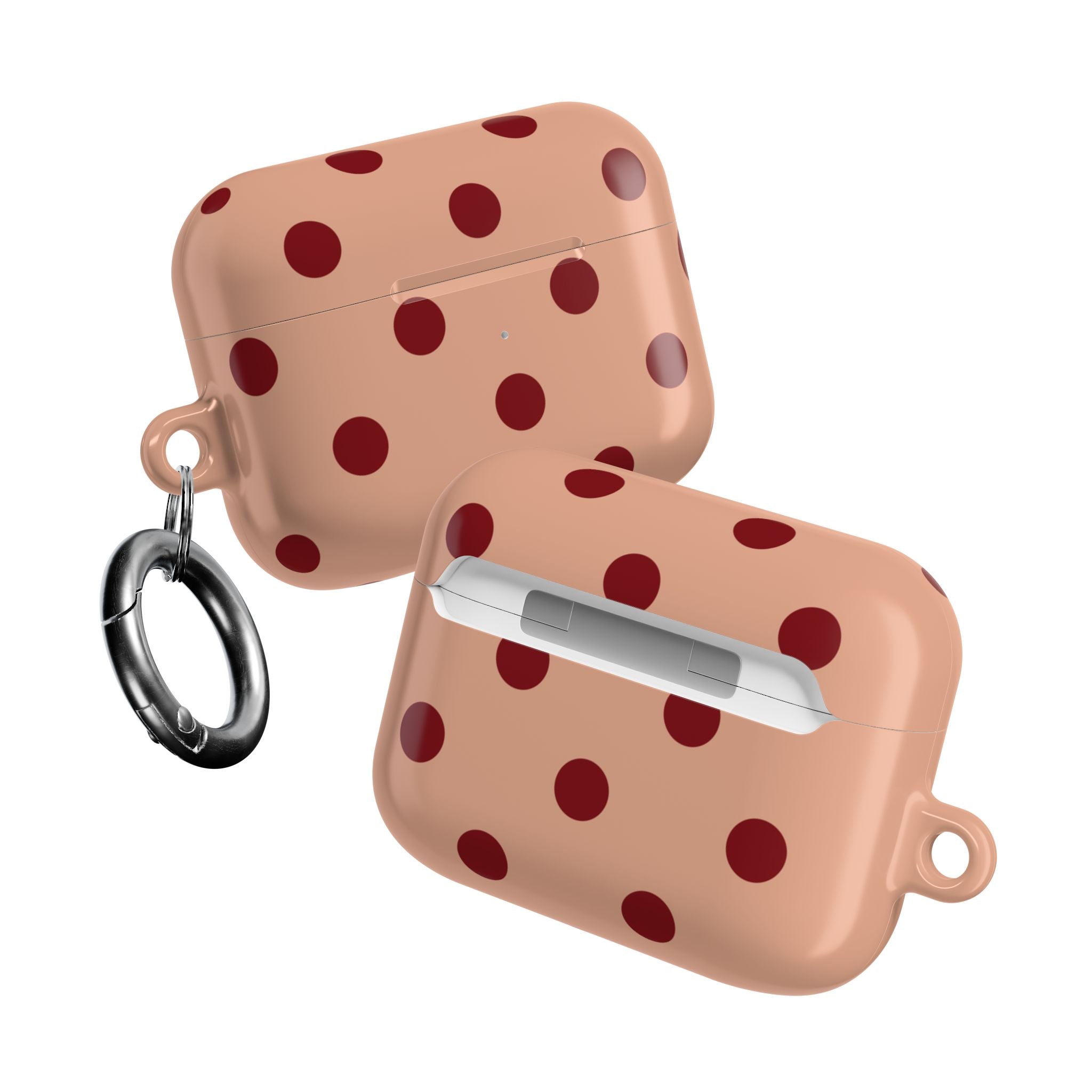 Polka Dots Blush Clay AirPods Case Gen 1-4 and Pro Gen 1-2