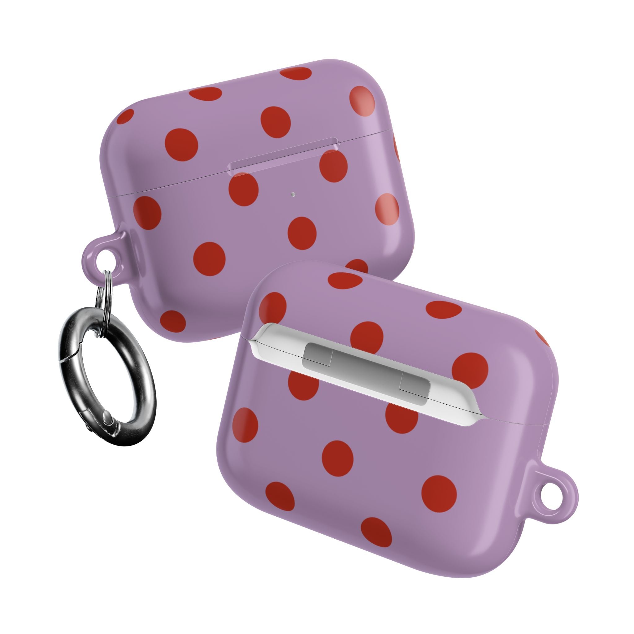Polka Dots Lilac Rebellion AirPods Case Gen 1-4 and Pro Gen 1-2