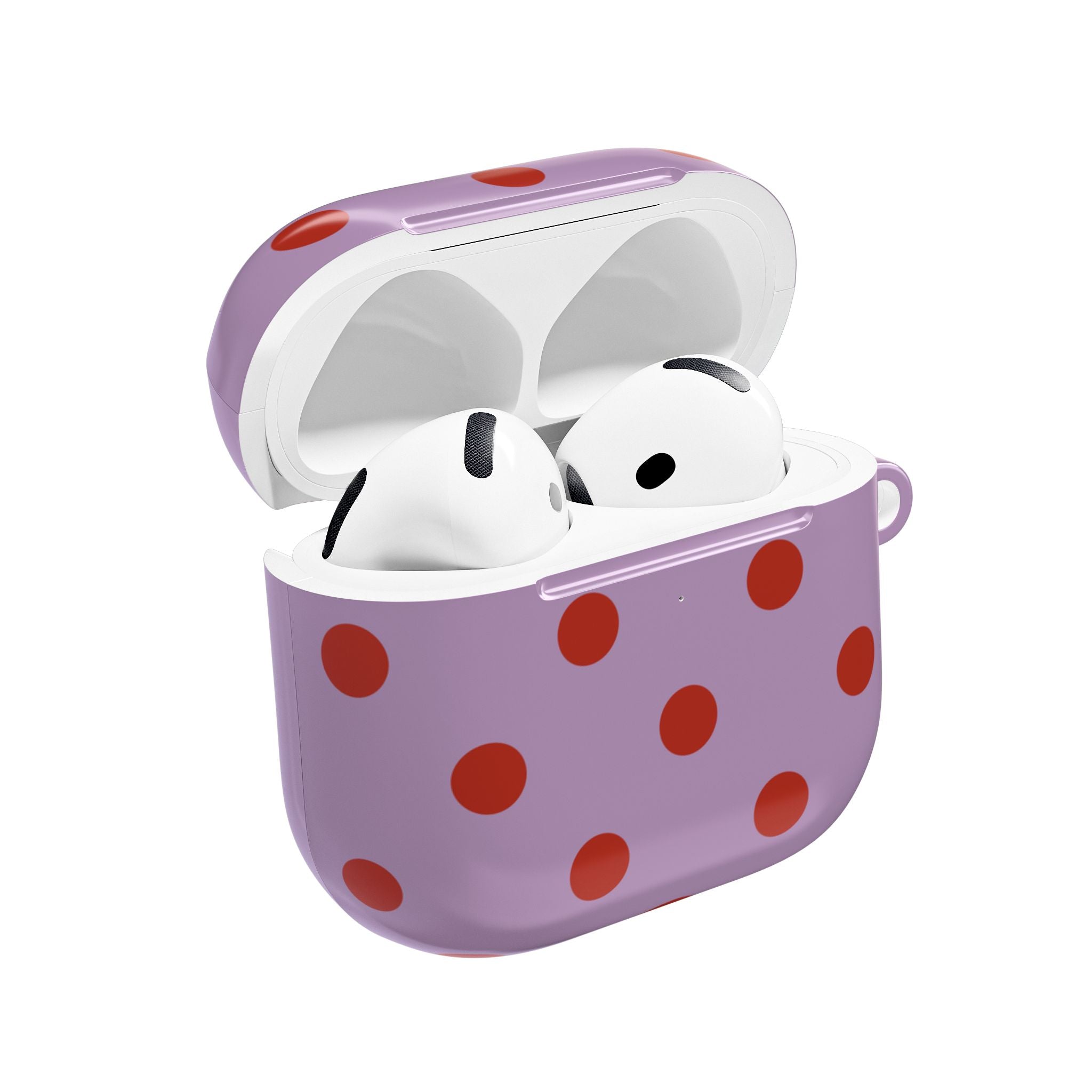 Polka Dots Lilac Rebellion AirPods Case Gen 1-4 and Pro Gen 1-2