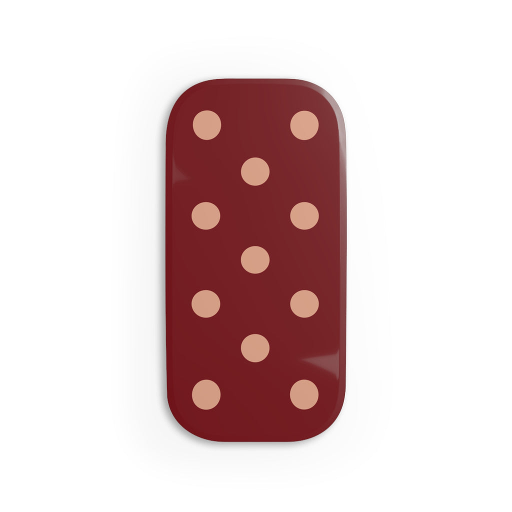 Polka Dots Crimson Blush POPCLIP