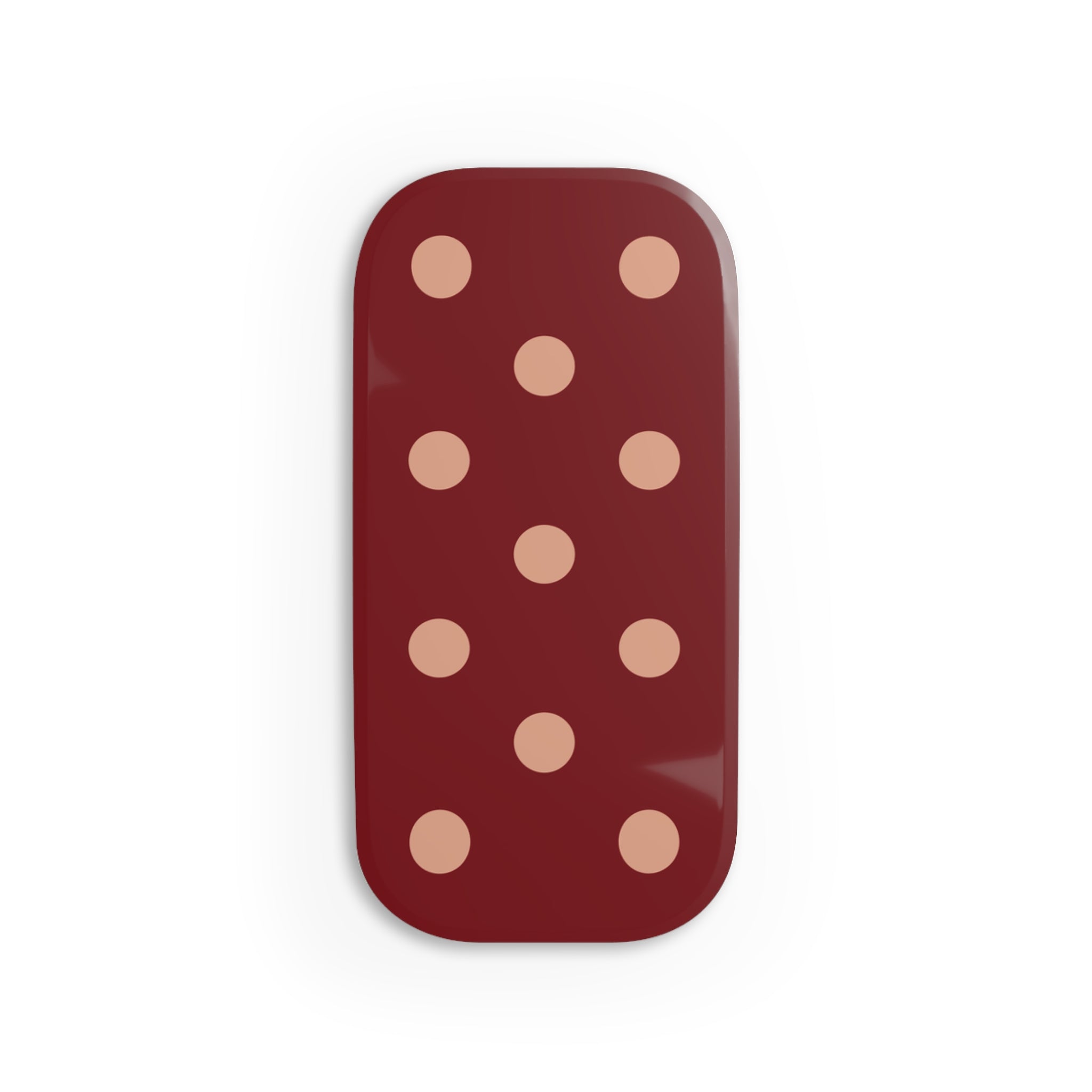 Polka Dots Crimson Blush POPCLIP