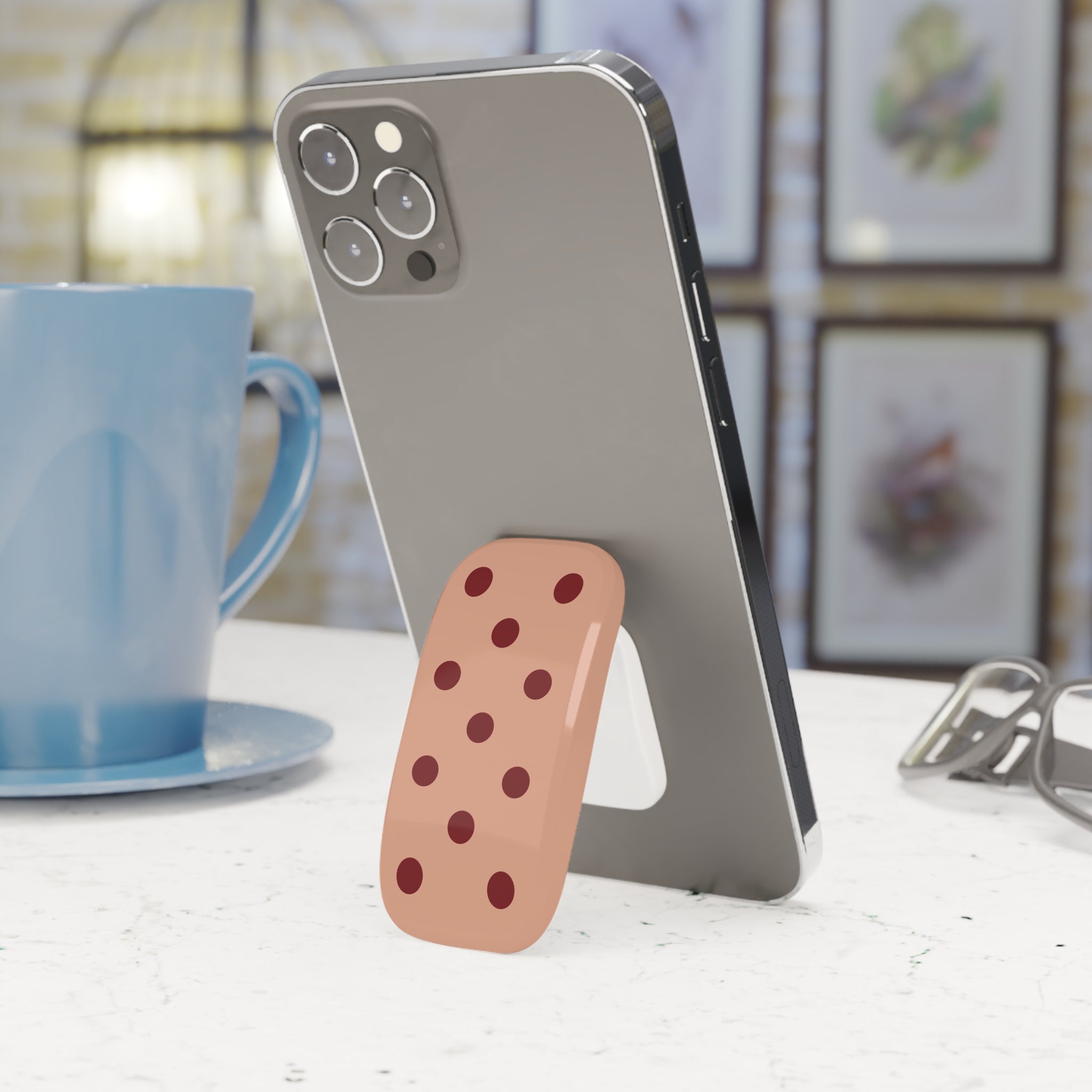 Polka Dots Blush Clay POPCLIP