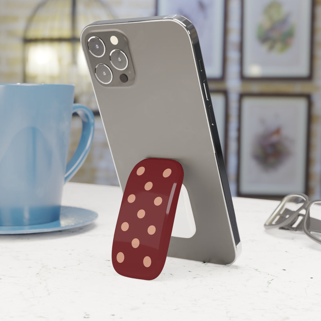 Polka Dots Crimson Blush POPCLIP